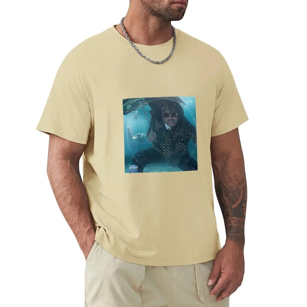 Gunna - Drip Gold Drown 2 cover T-Shirt hippie clothes funnys oversizeds boys whites clothing