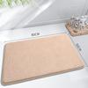 Bedroom Bathroom Floor Mat Simple Memory Foam Thickened Bathroom Absorbent Mat Door Anti-slip Mat