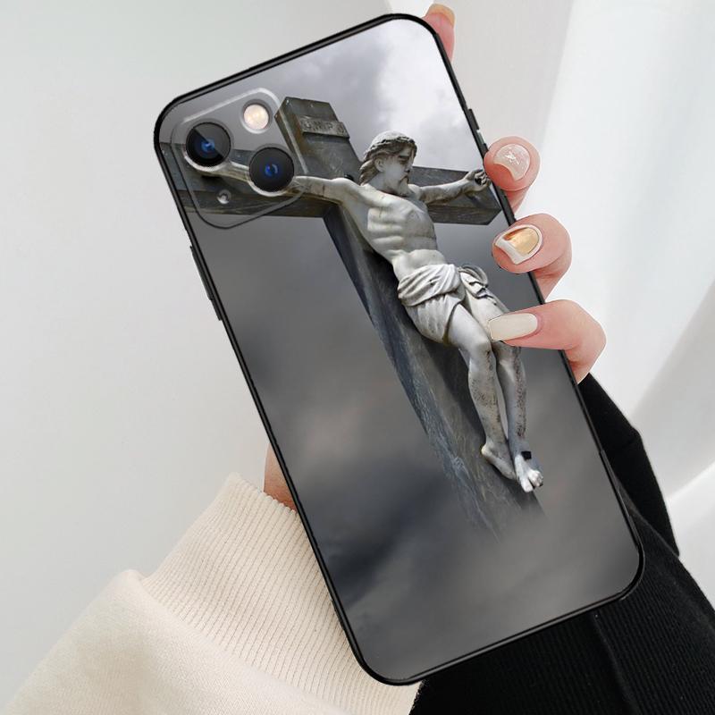 God Jesus Christ Christian Phone Case For iPhone 17 Pro Max 15 14 13 11 12 16 Pro Max mini 15 16 Plus 16e 17 Air Cover