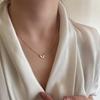 Stylish Small Heart Necklace for Women - Chic Clavicle Chain for Trendy Looks