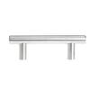 1Pc 64/96/128mm Furniture Handle with Screw Stainless Steel Kitchen Cupboard Cabinet Knob T-Bar Drawer Drawer Door Pull Handles