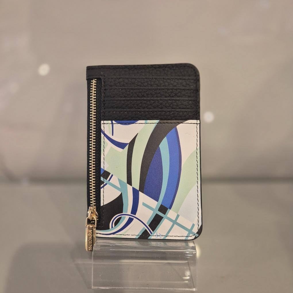 Moncross BKAW9161 Leather Printed Unisex Card Wallet NC Gyeongsan Branch