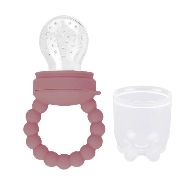 Silicone Baby Fruit & Veggie Teether: Home Food Grade Pacifier & Feeder