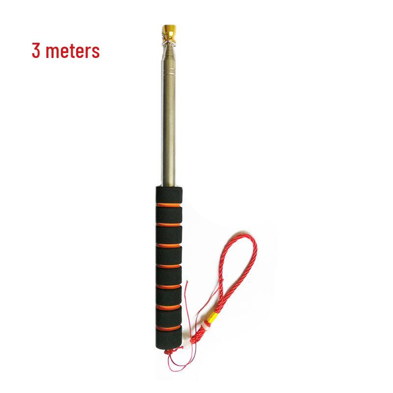 Teleskop-Fahnenmast und Zeigestock aus Edelstahl