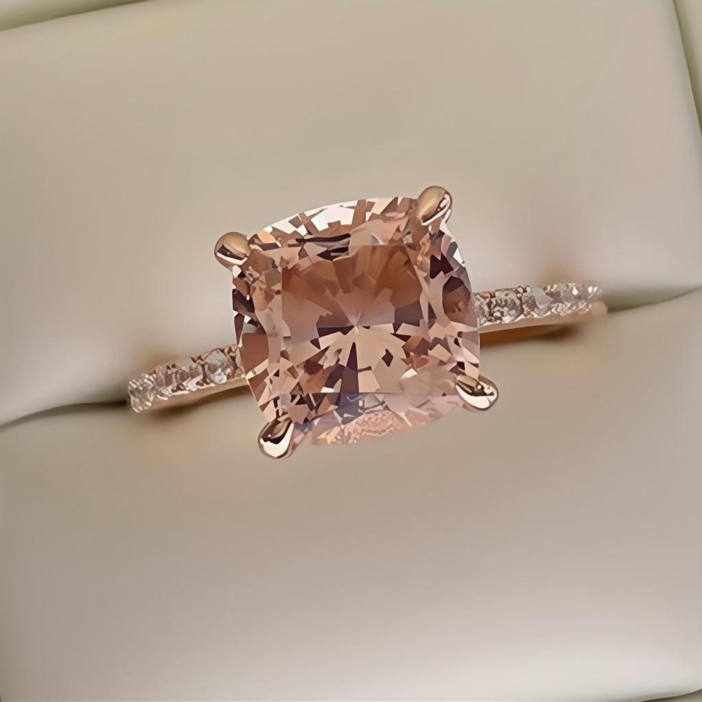 Grandmother Green Zircon Women's Fashion Ring - Colored Gemstone, Hot Seller