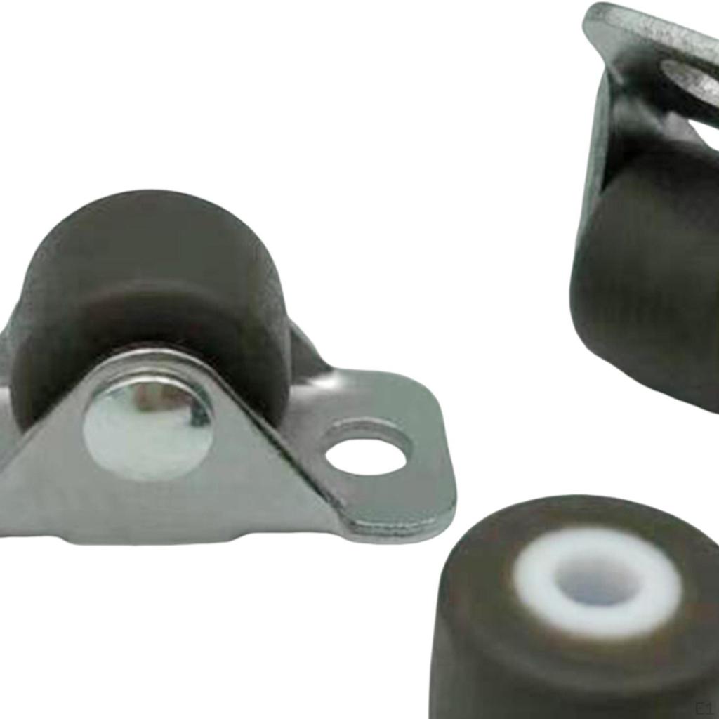 4Pcs Furniture Linear Wheels Small Castors Silent Rubber Casters for Cart Sofa Desk