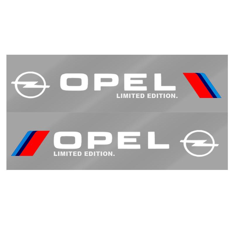 

2 шт. Автомобильные 3D наклейки Авто Боковая часть кузова Спортивные наклейки Декали Автоаксессуары Для Opel Crossland Crossland-X Mokka Combo Cascada Monza белый