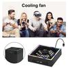 For Xbox Series X Game Console Cooling Fan Top Dust Proof Cover 3 Speed Adjustable Fan Cooling System RGB Breathing Light 2 USB