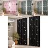 Nordic Style Blackout Window Curtain With Velcro And Hooks For Modern Homes