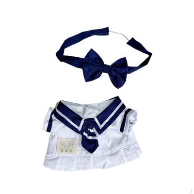 Puppen-Uniform-Anzug-Accessoire Liebliches Kostüm Handgefertigt Alltagskleidung Niedliche Kleidung Outfit für 20cm