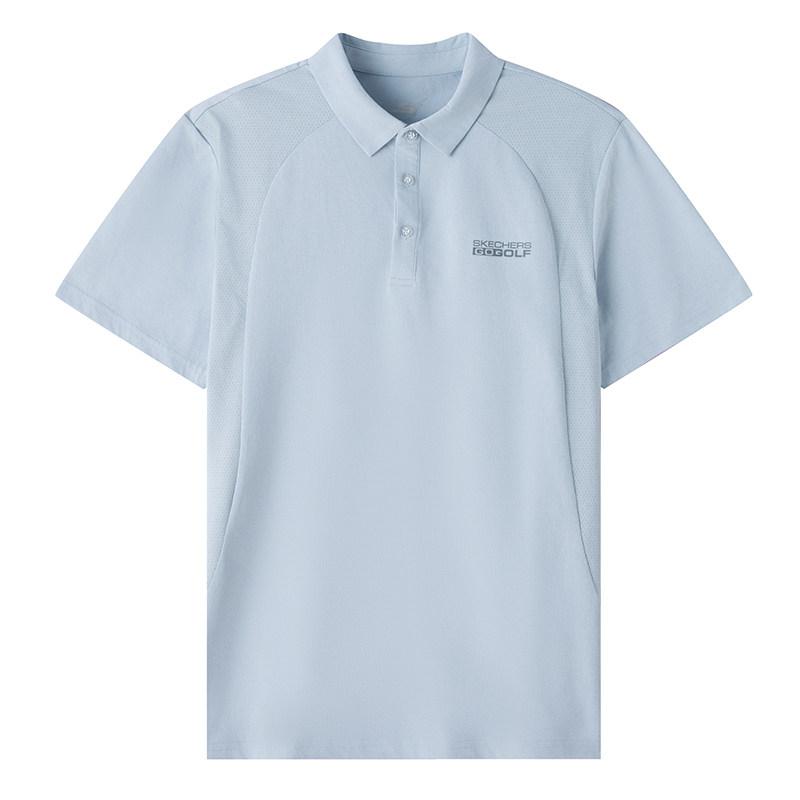 Skechers Pullover Sports Breathable Knitted Short Sleeve Polo Shirt Men tops P226M202-05XM S