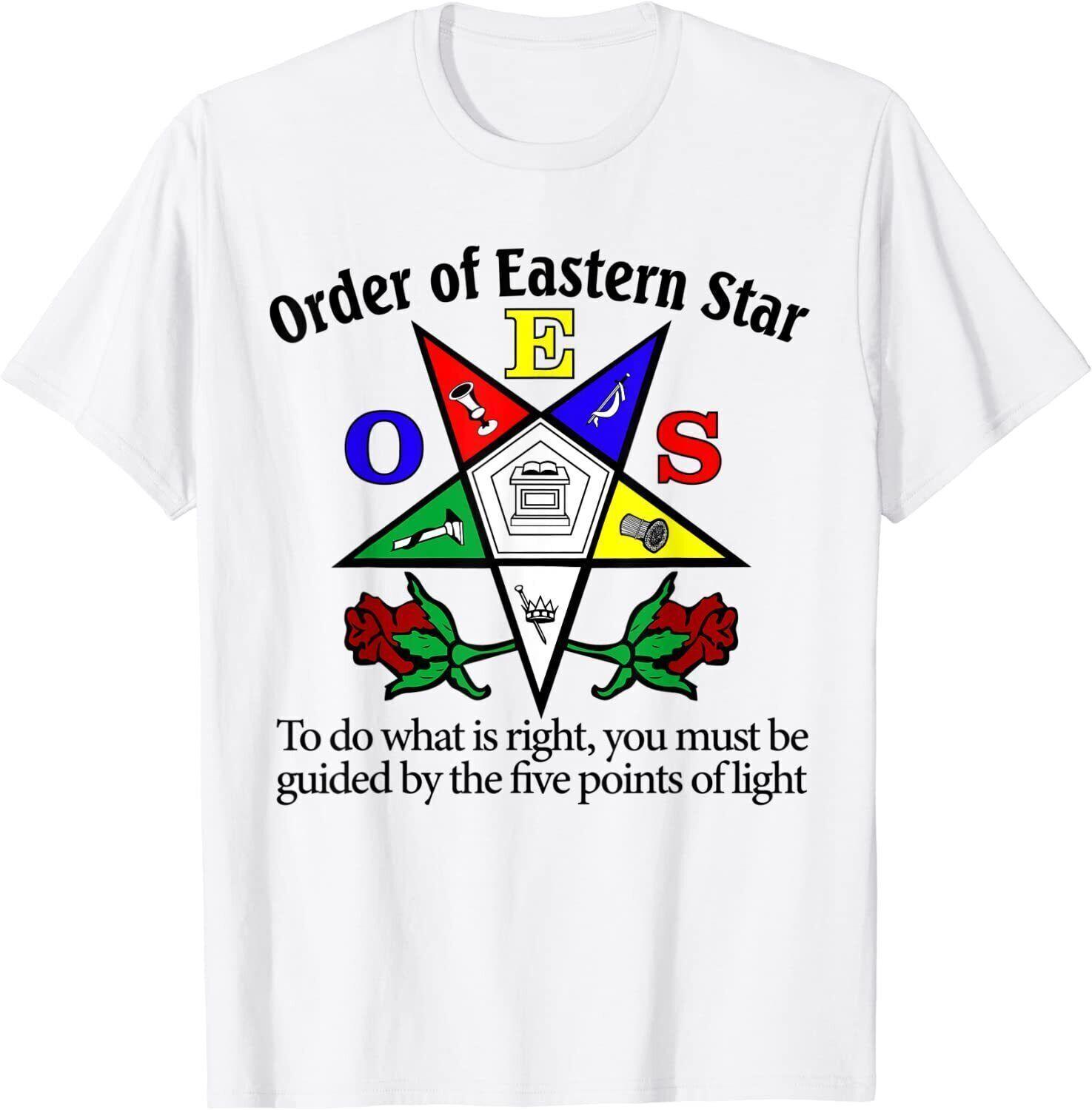 NEW LIMITED OES To Do What Is Right The Eastern Star Parents Day Gift T-Shirt M
