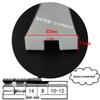 High-Temp Resistant Silicone U-Shaped Edge Seal Strip for Fiberglass Panel - Dustproof & Anti-Collision.