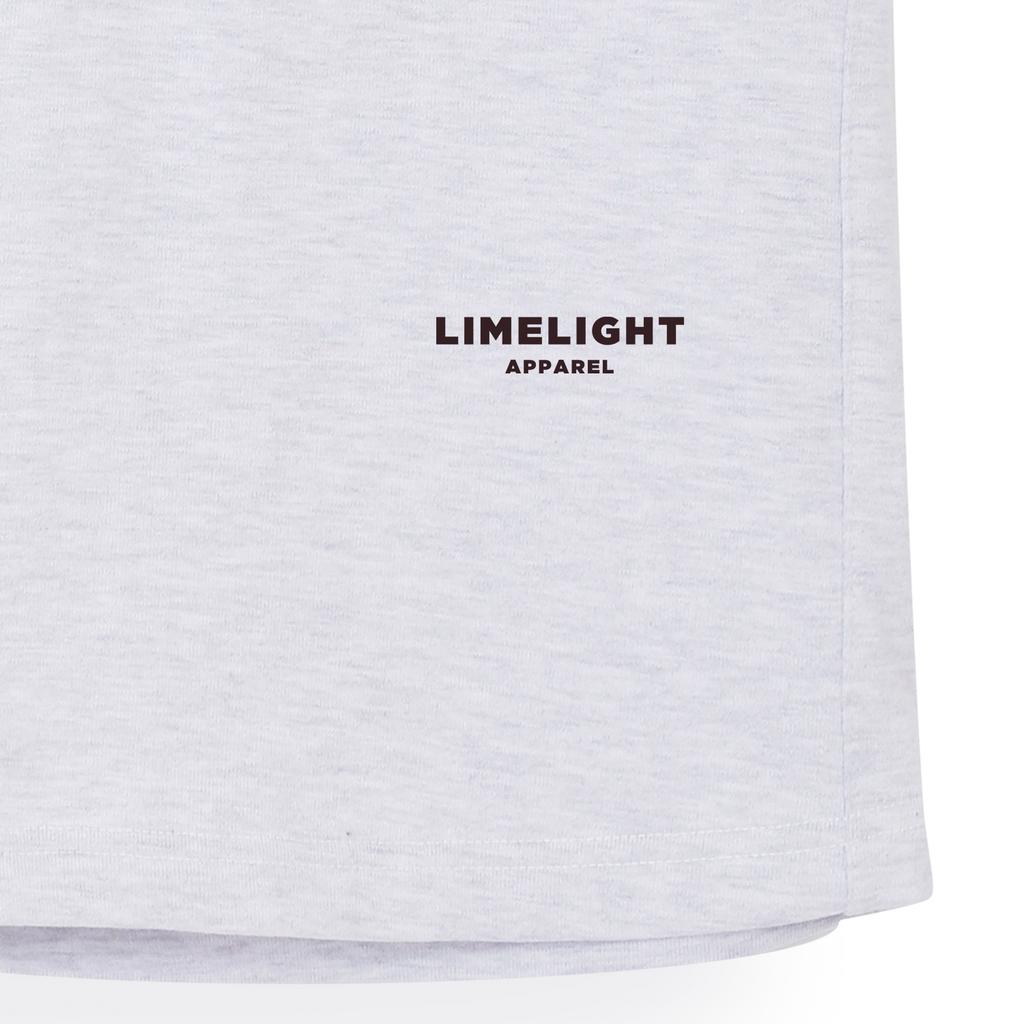 Limelight Apparel Simple Logo Heavy Shorts (Ash Gray/Black)