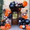 Halloween Balloon Set, Spider Eye Balloon Chain Set, Holiday Party Supplies Balloon Decoration