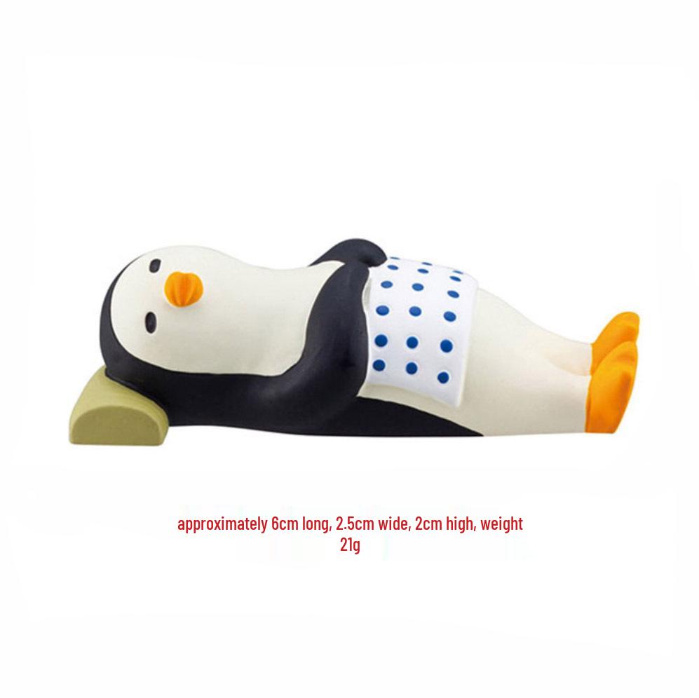 Kreative japanische Zakka Harzornamente: Shiba Inu, Pinguin, Katze, Eisbär und Edamame