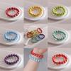 1 Pcs  Colorful Heart Beaded Bracelets Retro Cute Women Jewelry Gift Bangles Valentine Gift