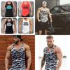 Stylish Polyester Fiber Men's Vest Moisture-wicking Slim Fit Gym Tank Top For All Seasons