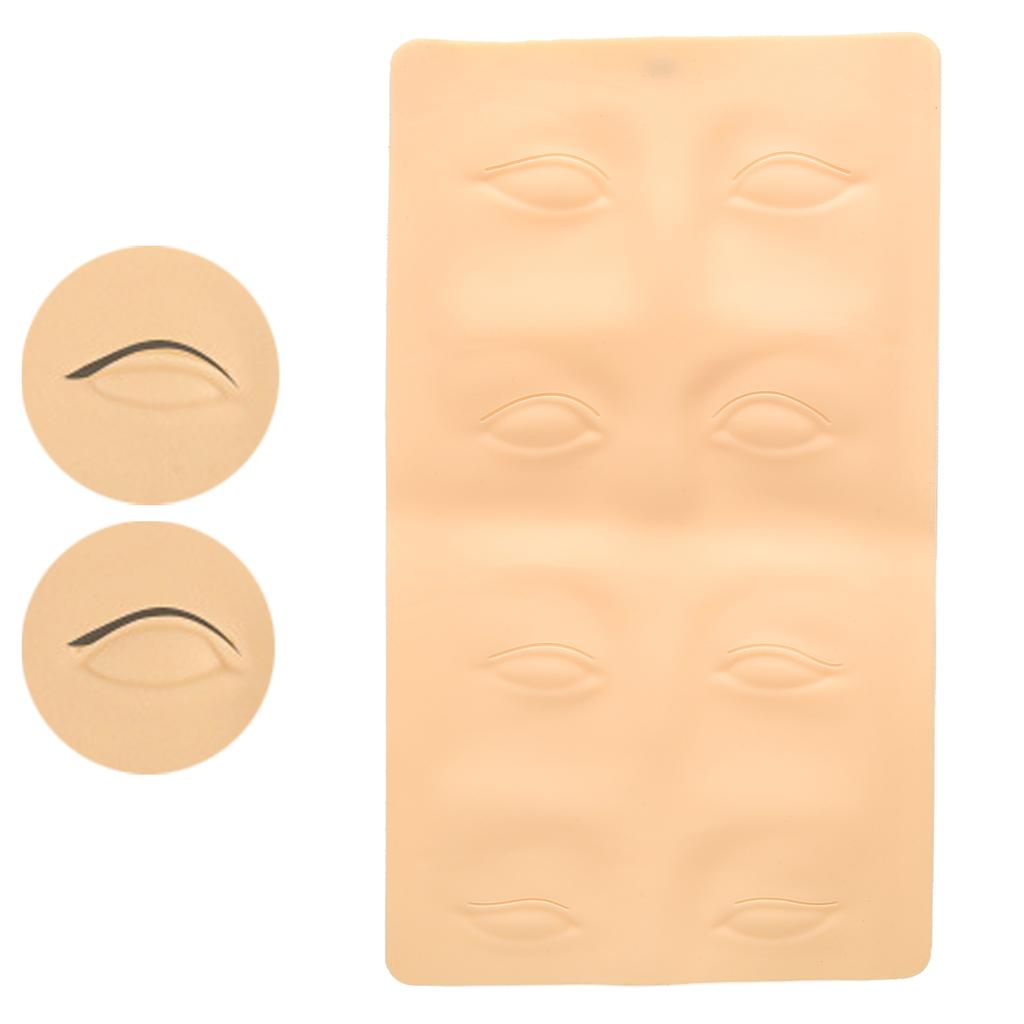 Silicone Microblading Practice Skin Makeup Eyebrow Eyeliner Practice Skin for Beginner