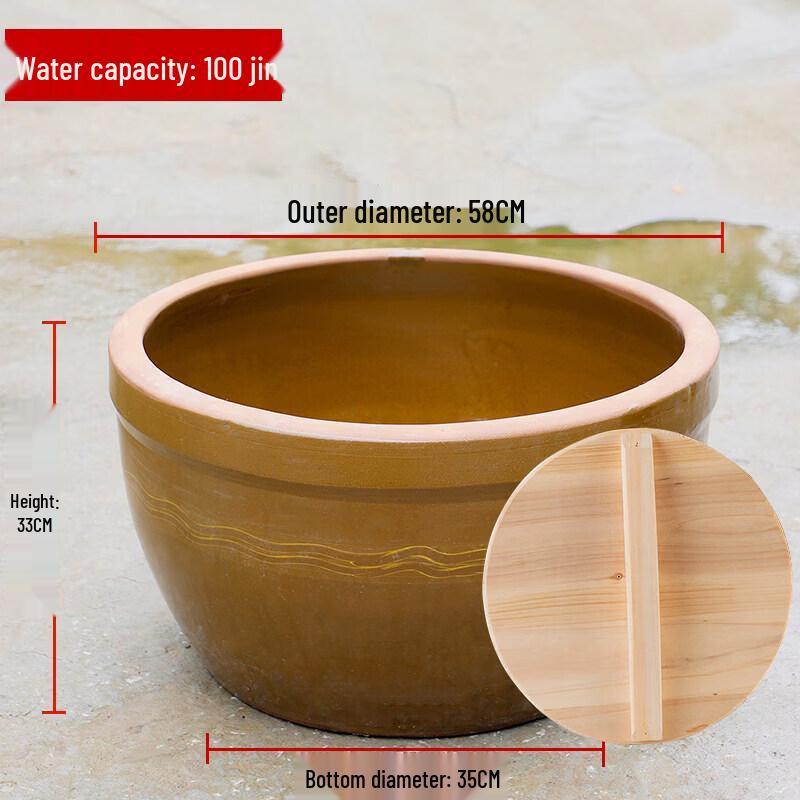 Traditional Ceramic Rice Wine & Fermentation Jar