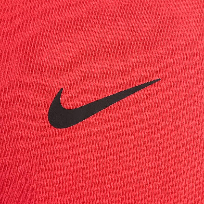Nike Korea Essentials Logo Embroidered Casual Pullover Short Sleeve Football Shirt Men Tops FV9382-679