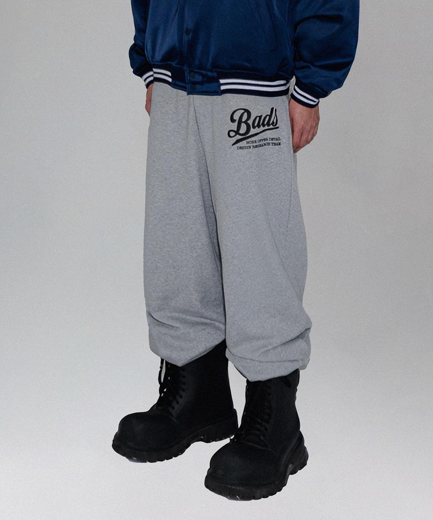 Nodeu Baseball Team Bads Sweat Pants (Grey)