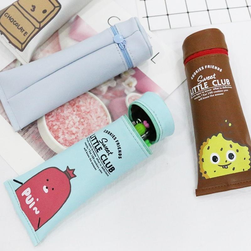 Toothpaste PU Waterproof School Pencil Cases Stationery Pencil Case Pencil Case For School