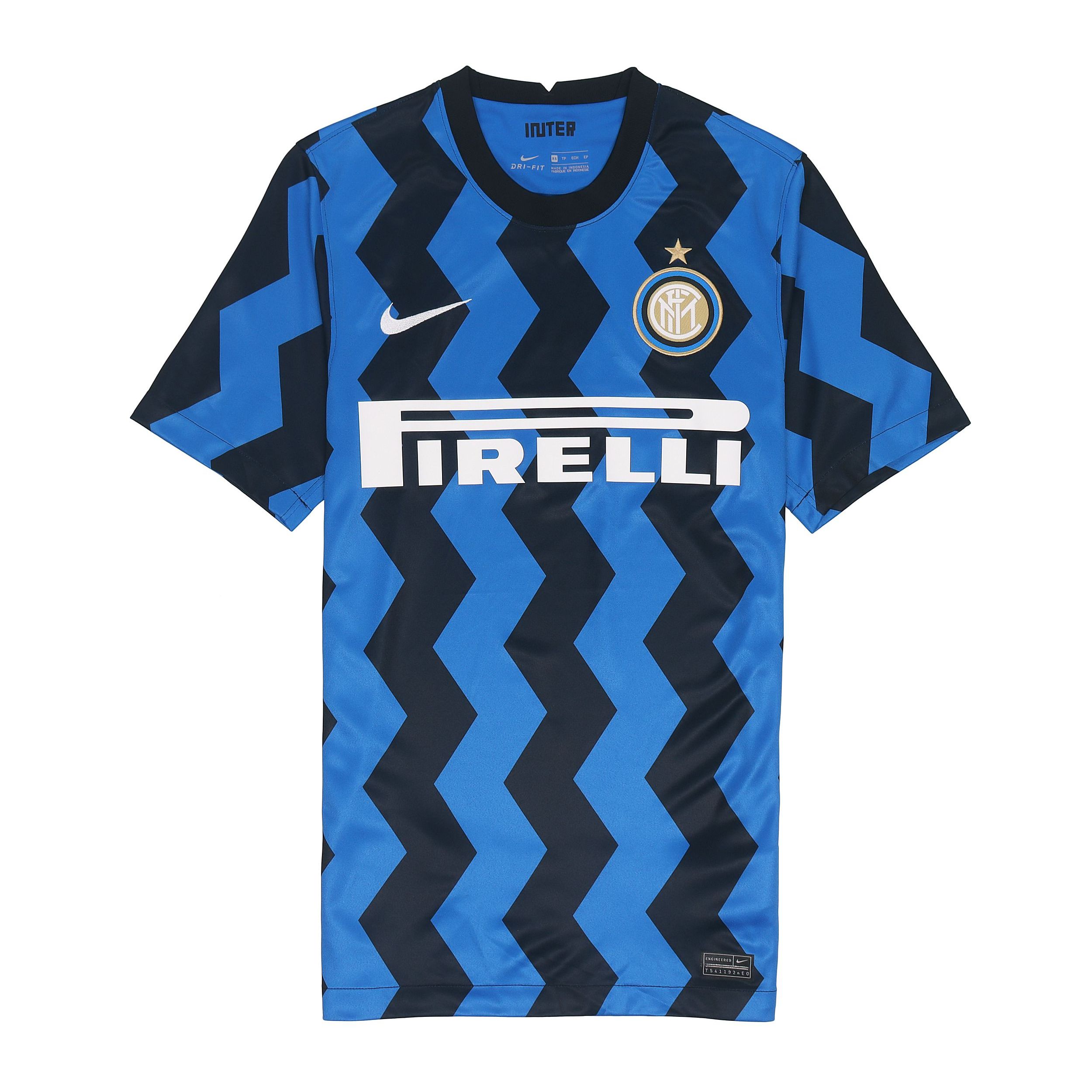 Nike Inter Milan 2020/21 Blue Black Home Soccer Jersey CD4240-414 S