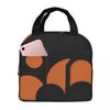 Geometrische Terrakotta-Formen Isolierte Lunchtasche für Damen Büro-Kühltasche Thermische Lebensmittelbox Tragetasche Auslaufsicherer Lunchbox-Behälter