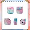 HIYQIN Cheki FUJIFILM instax Hülle Niedliche Kameratasche mit Schultergurt PU-Lederhülle, mini12/11/9/8+/8 (LFC)