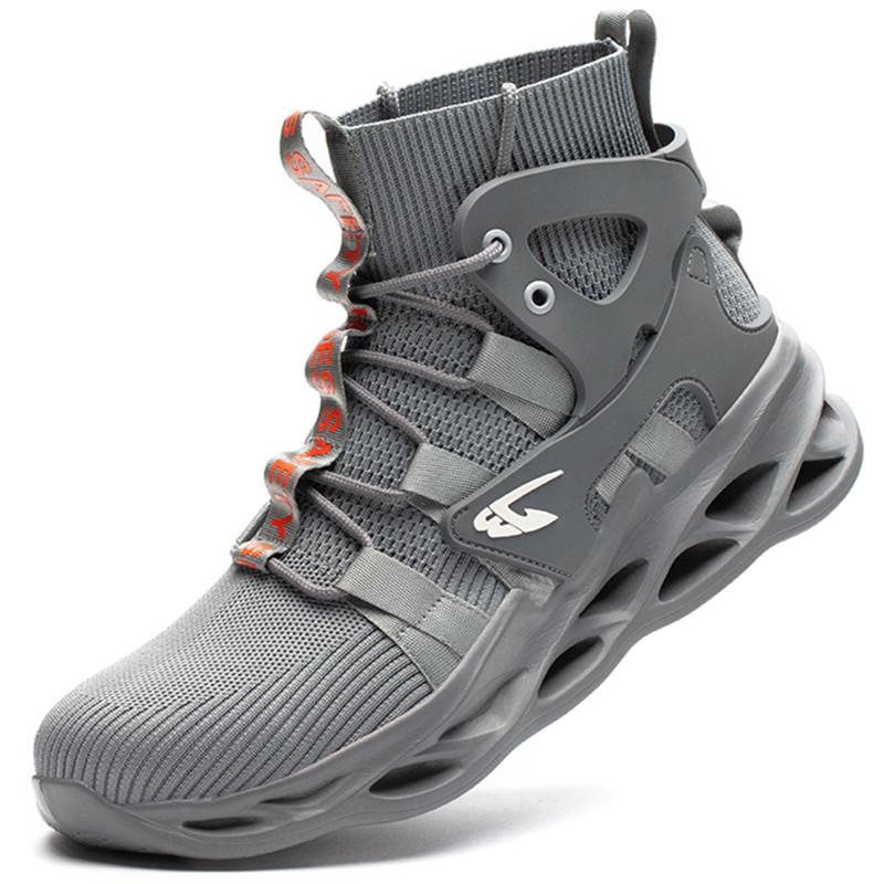 

Защитные ботинки Man for Work Неразрушаемая обувь Стальной носок Защитные кроссовки для работы Промышленная защитная обувь с защитой от проколов 36