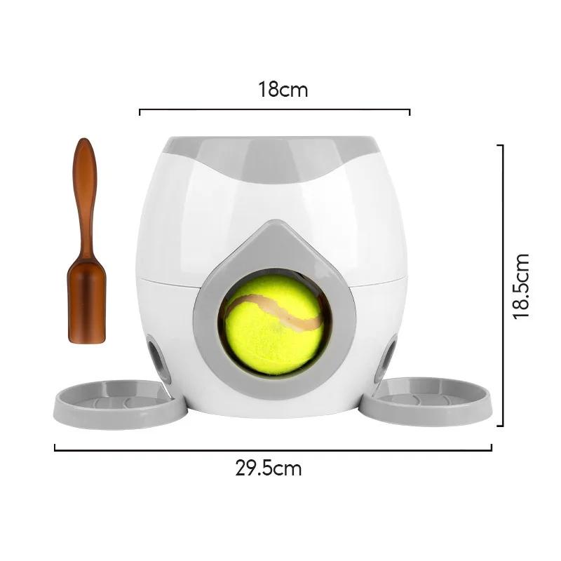 New Dog Tennis Food Reward Machine Dog Interactive Training Intelligent Automatic Feeder Pet Toy Puppy Toys Pet Products