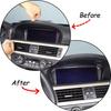 Carbon Fiber Navigation Screen Trim Sticker For BMW 3 Series E90 2005-2012