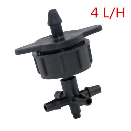 Drip irrigation 3-way, 5-way Hose Splitters with 2L/4L/8L Flow Pressure Compensating Drippers Agriculture tools 5 Sets