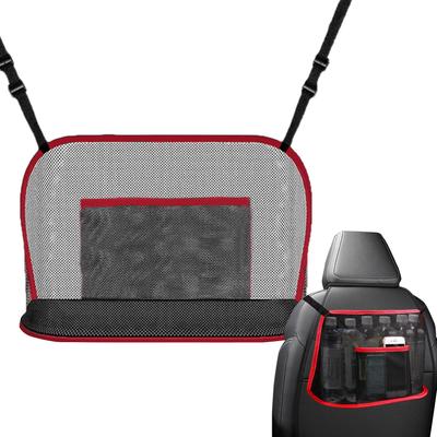 Stoff Autositz Aufbewahrungstasche Aufbewahrung Faltbare Netztasche Rücksitz Organizer Netz Multifunktionale Armlehnenbox Für Wasserflasche