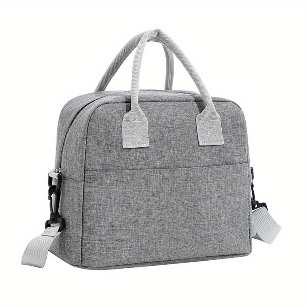 Portable Lunch Bag Cooler Tote Hangbag Picnic Insulated Box Canvas Thermal Food Container Men Women Kids Travel Lunchbox