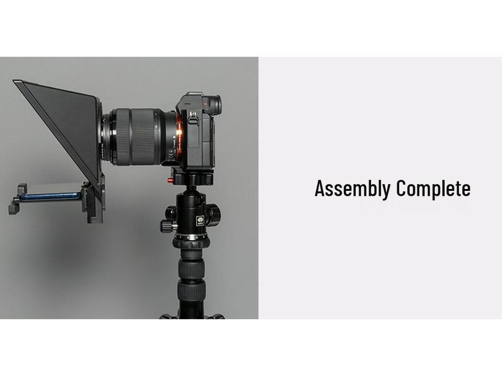 TP2 Large Screen Dual-Use Teleprompter for Camera & Phone