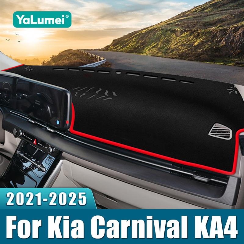 For Kia Carnival KA4    2024 2025 Car Dashboard Sun Shade Cover trument Desk Anti-UV Carpet Non-slip Mat