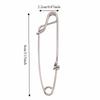 15 STKS Open Oog Pin Lange Lijn Clips Snap 2.0*80mm Vis Snap Clip Draagbare Tonijn Clip Zeevissen
