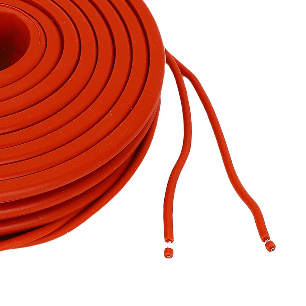 Water Pipe Heat Tape Water Proof Flexible Silicone Freeze Proofing Trace Cable for Home Pipes Roof RV Outdoor