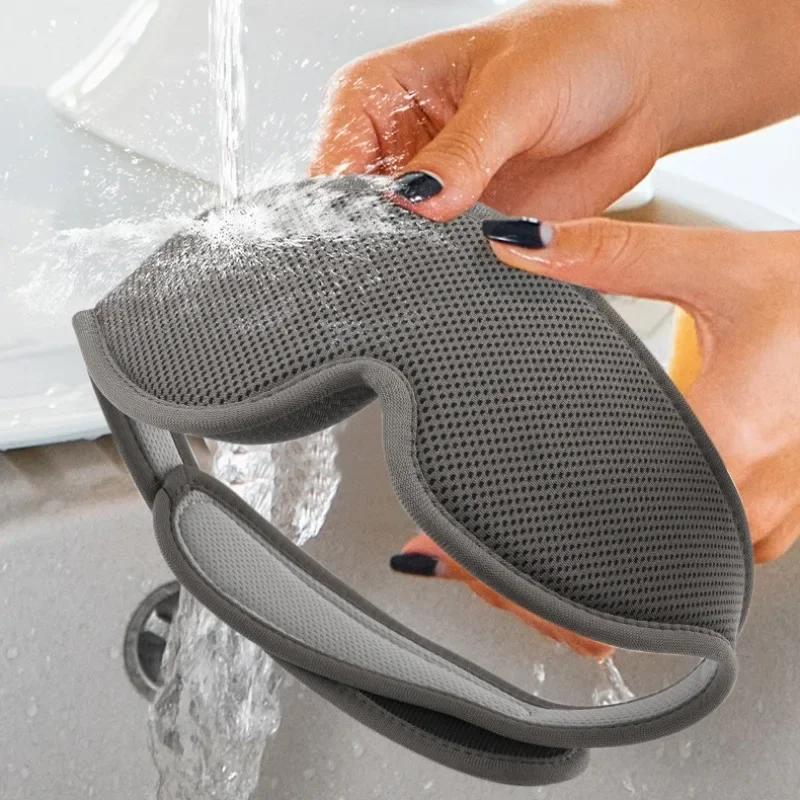 3D Schlafmaske 100% Lichtundurchlässig Schlafmaske für die Augen Weiche Augenmaske für Reisen Augenbinde Nacht Atmungsaktiv Schlafmaske