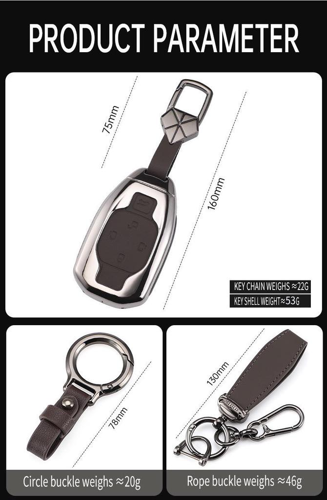 GAC Trumpchi M8 Master Key Case for 24/25 Models - Legendar E9pro Car Bag Shell Buckle.