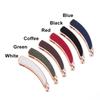 Fashion Vintage Ponytail Holder Banana Barrette Teeth Hair Clips Solid Cloth Non Slip Girls Hairpins Hair Styling Tools