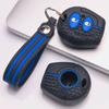 Key Case Cover for Volkswagen Golf Passat Polo Jetta A4 Bora B5 9N Lupo Sharan with Keychain Anti-Scratch Guard Shockproof Protection