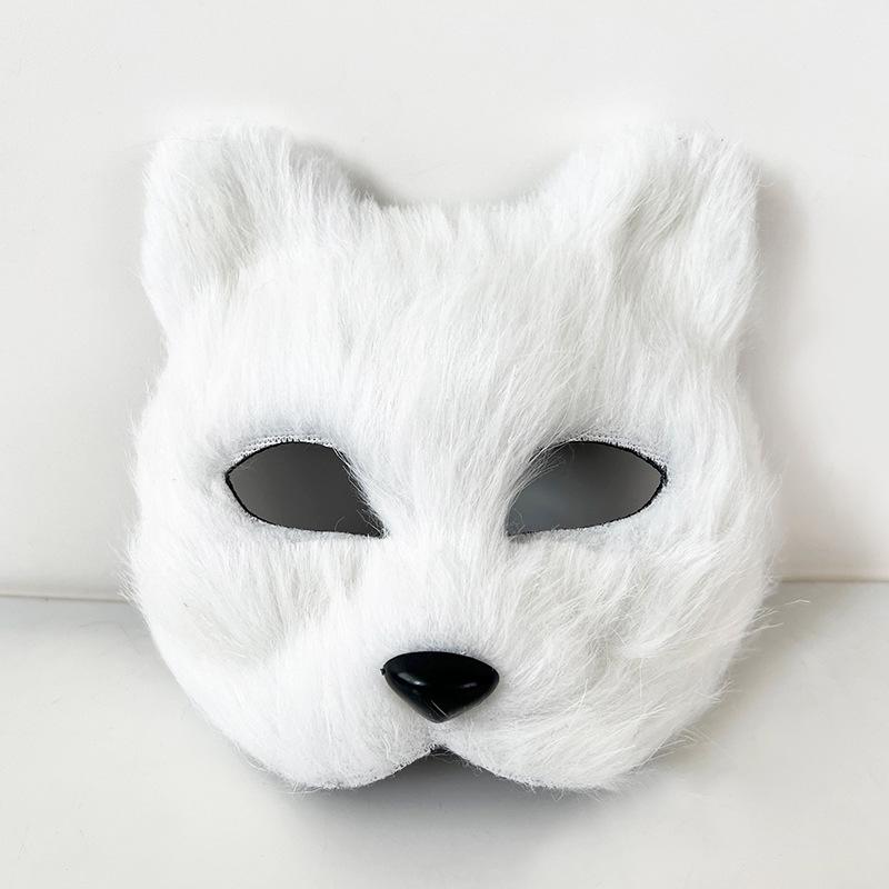 Mănuși de pluș Cosplay – Gheară de urs și lăbuță de pisică, cu degete tăiate – Accesorii drăguțe de Halloween