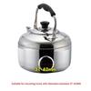 2Pieces 304 Stainless Steel Electric Kettle Heating Tube Set Fast Boiling Anti Dry Safety Design for Water Boilers