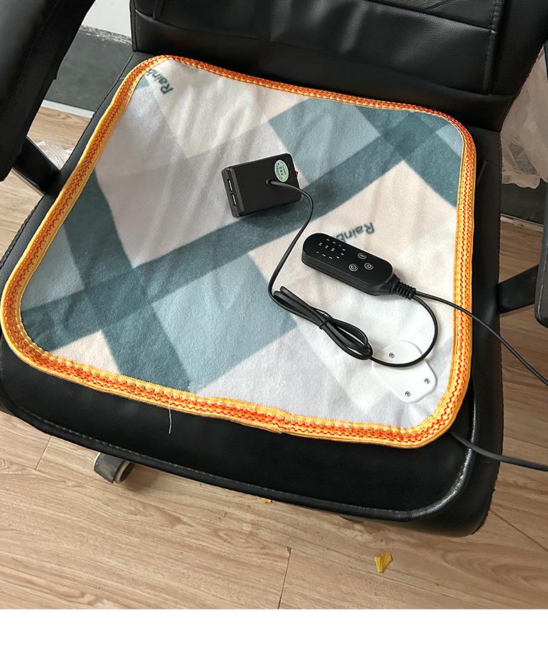 Portable Electric Mattress for Outdoor and Car Use - Thickened Seat Cushion with Lithium Battery, Ideal for Camping, Fishing, and Office.