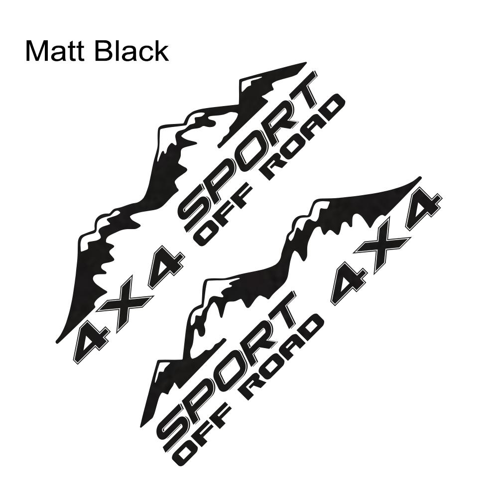 Various Sizes Universal Pickup Car Side Stickers 4x4 Sport Off Road Mountain Styling Vinyl Decor Decal Auto Tuning Accessories