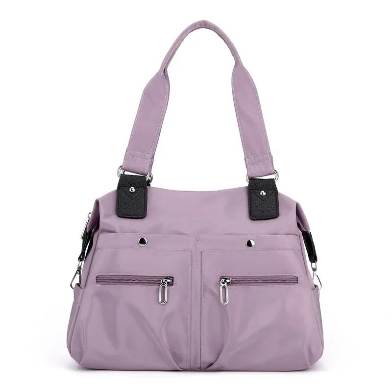 Tote Bag Handbag Shoulder Bag For Women Nylon Waterproof Large Capacity Shopping Crossbody Bag Ladies Messenger Bags Handbags