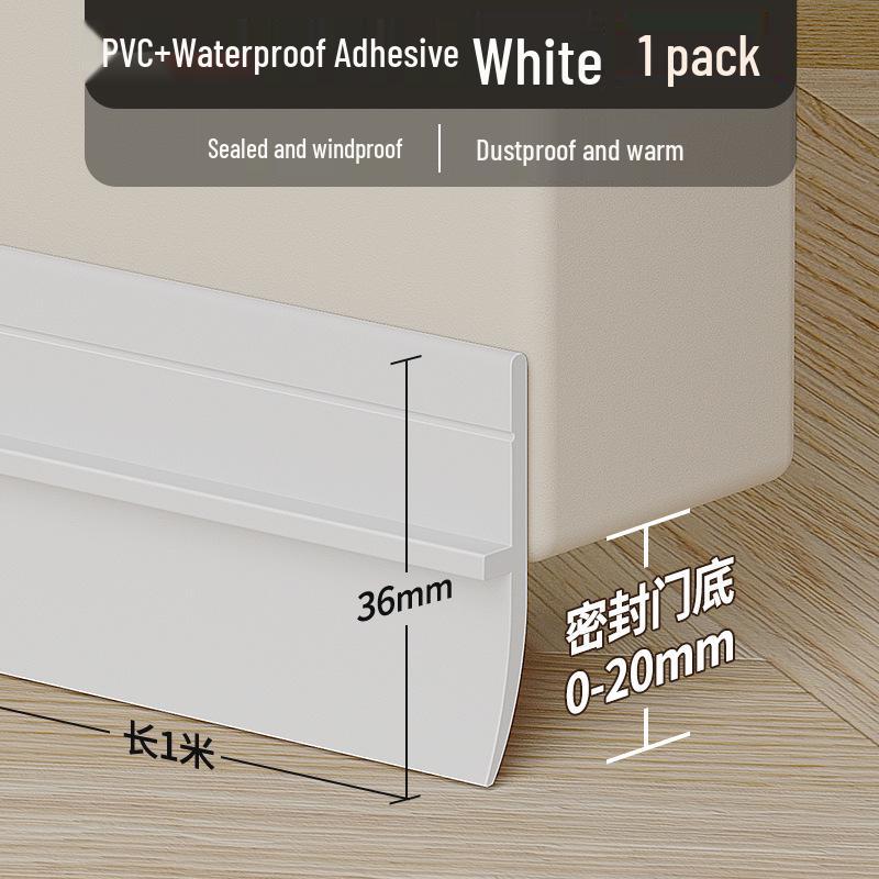 Soundproof Under-Door Seal Strip – Windproof, Noise-Blocking Door Bottom Baffle